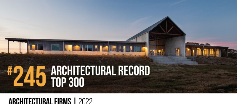 Method Architecture Ranked #245 in Architectural Record Top 300 Firms