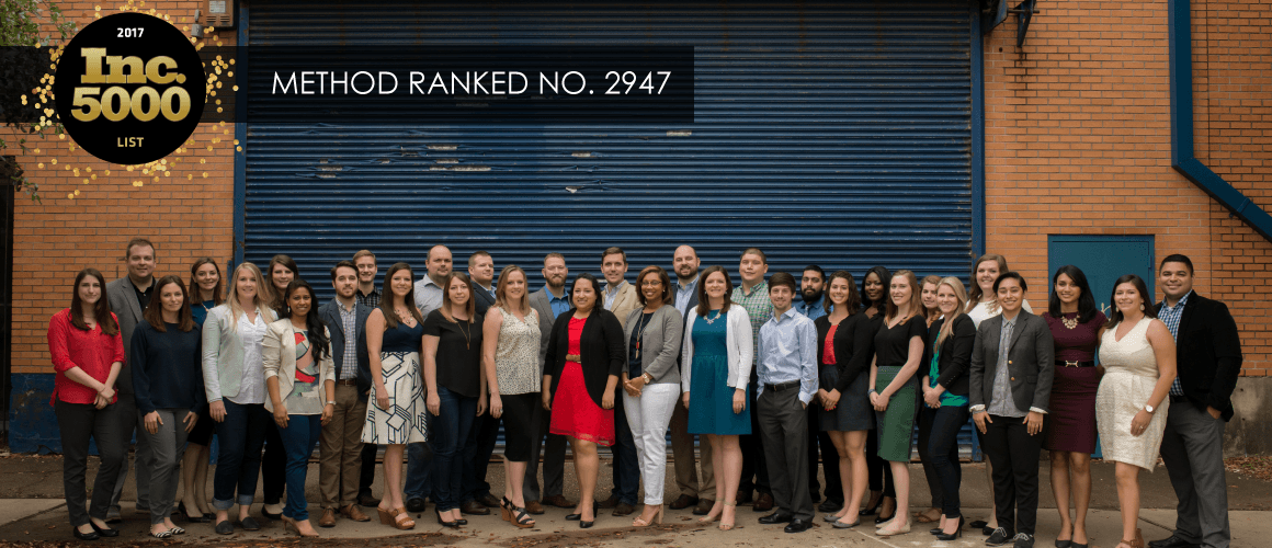 Method Architecture Named to 2017 Inc. 5000 List of America’s Fastest Growing Private Companies